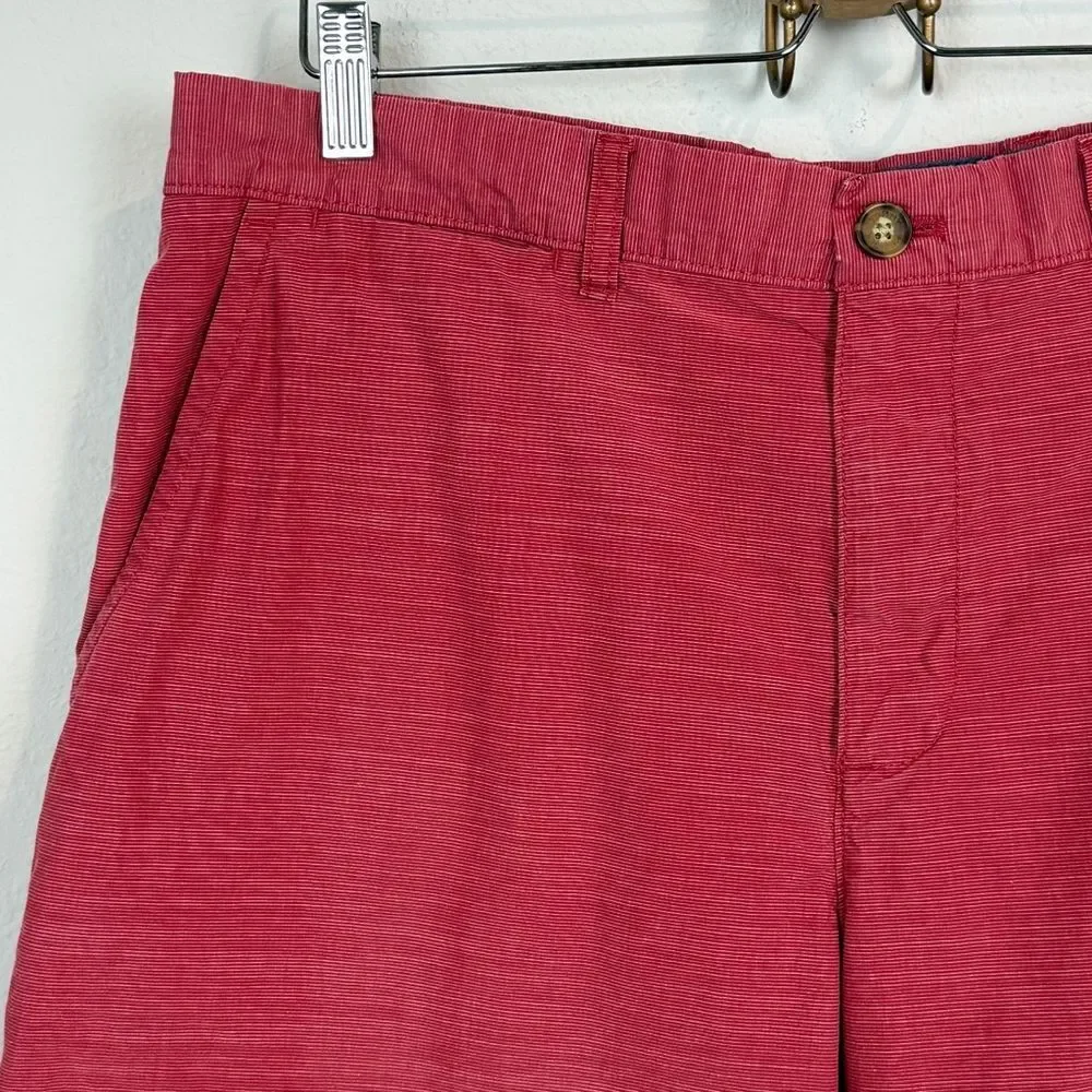 Tommy Hilfiger Red Cotton Shorts 36